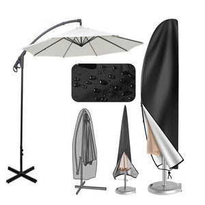 265 cm Outdoor Cantilever Umbrella Cover Garden Patio Parasol Sun/Rain/Dust Protection