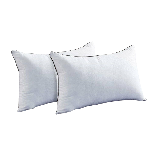 2x Luxury KING SIZE Microfibre Pillow 51x91cm Altern to Feather