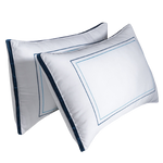 2 Pack Hotel Pillows Comfortable Soft Plush Firm Bed Pillow 1000GSM