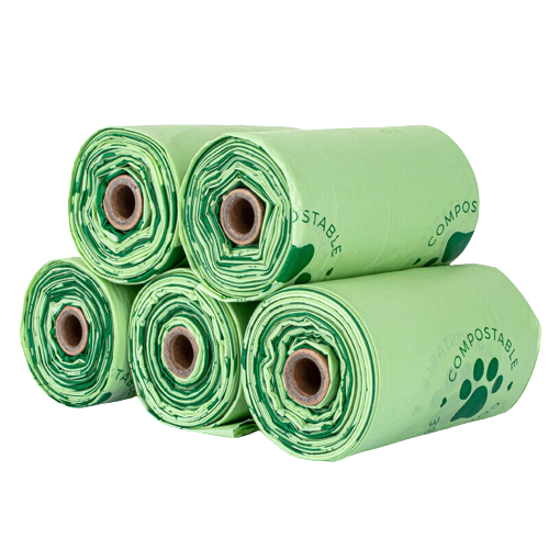 16 Rolls Compostable Dog Poo Bags Eco Friendly Biodegradable Pet Waste
