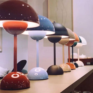 Mushroom LED Rechargeable Table Lamps Modern Desk Lamp Touch Night Light Decor