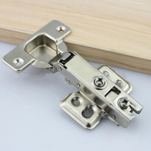 10X Door Hinge Cabinet Cupboard Hinges Soft Close Full Overlay Wardrobe Kitchen