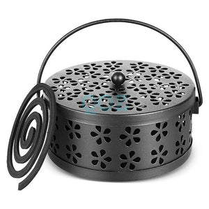 Metal Mosquito Mozzie Coil Holder Burner Repellant Home Garden Decor Outdoor