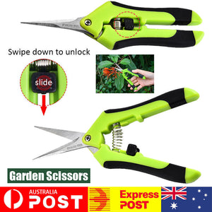 2PCS Pruning Shears Plant Scissors Trim Trees Snips Branch Garden Secateurs