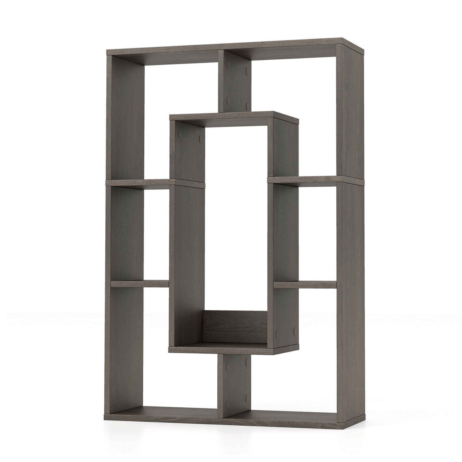 7-Cube Bookshelf Storage Display Shelf Cabinet Modern Open Bookcase