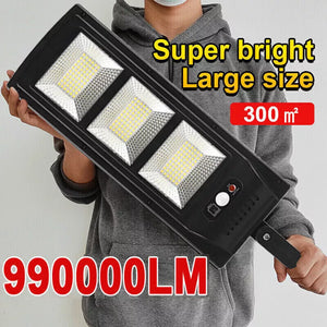 9000W LED Solar Flood Light Motion Sensor Security Wall Yard Street Outdoor Lamp