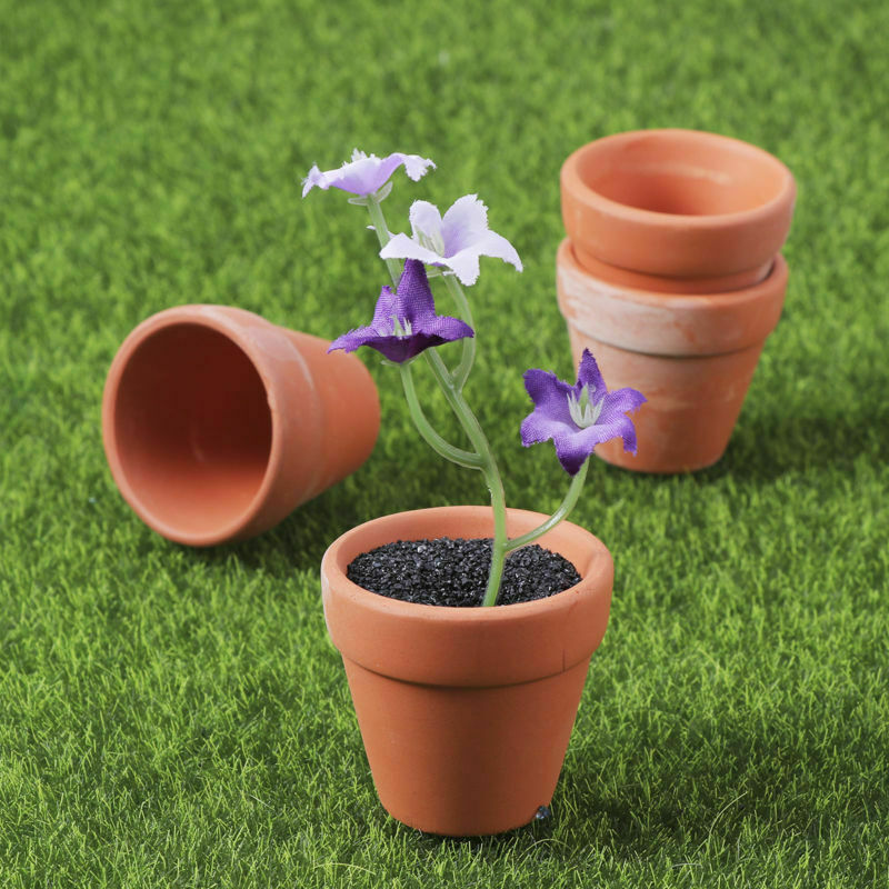 10cs Mini Clay Ceramic Terracotta Flower Plants Pots Craft Wedding Favor.