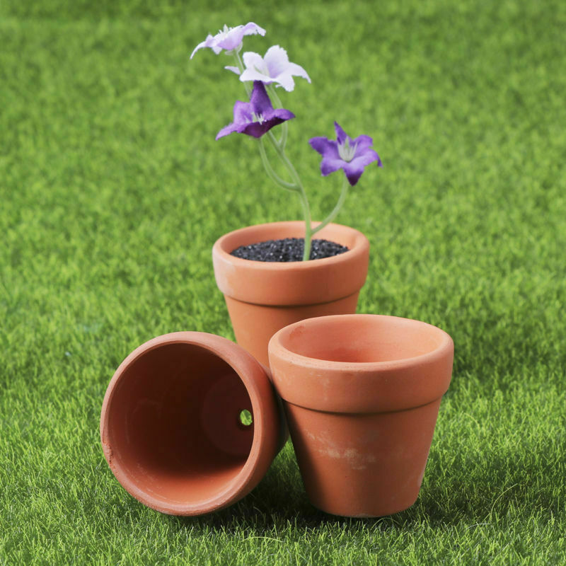 10cs Mini Clay Ceramic Terracotta Flower Plants Pots Craft Wedding Favor.