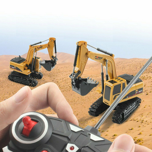 Remote Control Excavator RC Digger Construction Truck Vehicle RC Toys for Kids