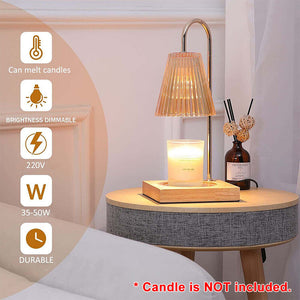 Melting Wax Lamp Dimmable Night Light Aromatherapy Candle Warmer Table Light