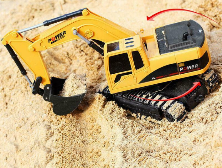 Remote Control Excavator RC Digger Construction Truck Vehicle RC Toys for Kids