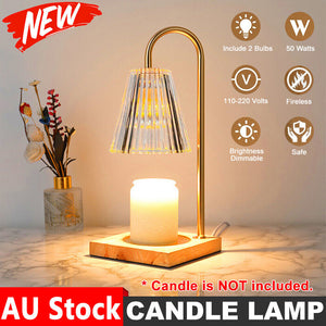 Melting Wax Lamp Dimmable Night Light Aromatherapy Candle Warmer Table Light