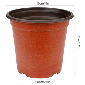 100x Plastic Plant Flower Garden Pots Nursery Seedlings Pot Growing Container AU