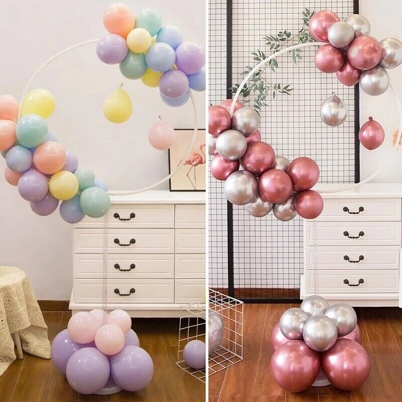 165cmx75cm Circle Balloon Arch Frame Balloons Stand Holder Kit Wedding Column AU