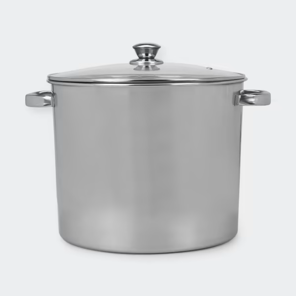 15L Stainless Steel Stock Pot Cooking Pot Stew Pot Cookware Kitchen