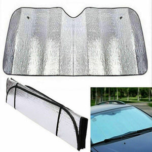 Car Windscreen Sun Shade Car Sunshade UV Heat Reflective Visor Windshield 130 X 60