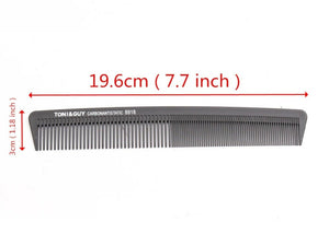 Barber Carbon Fibre Cutting Comb Salon Hair Sectioning Anti Static Spa