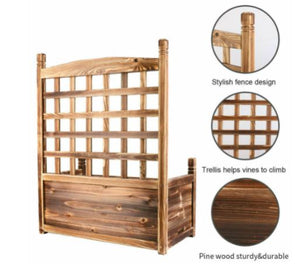 Wooden Raised Elevated Garden Bed Planter Box Kit