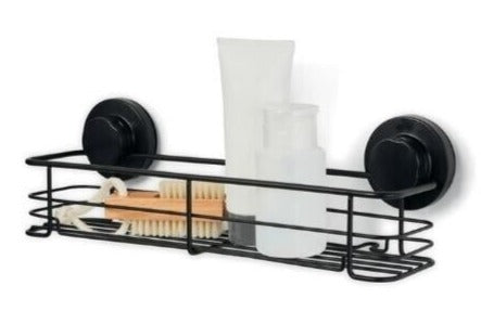 Suction Shelf Rack Bathroom Shower Caddy Organizer Storage Spice Holder Black