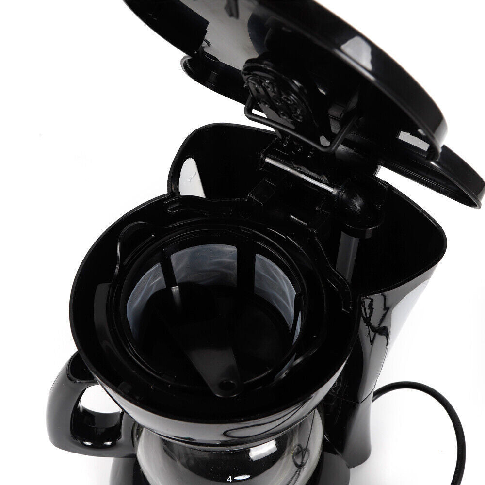 Drip Filter 4-6 Cups Electronic Coffee Machine Brew Coffee Espresso Maker