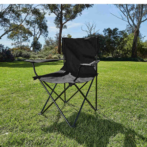 Basic Camp Chair Foldable Camping Chair Outdoor Backyard Camping Accessory