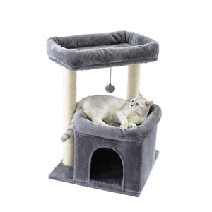 Road Cat Tree Scratching Post Cats Tower House Scratcher Bed Kitten Toys