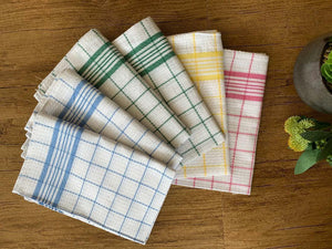 Kitchen Tea Towels Cotton Dish Cloths Bar Towels Multipurpose Cleaning 6PC