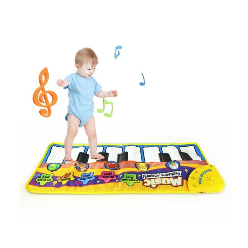 Kids Baby Piano Mat Soft Touch Play Learn Singing Keyboard Music Musical Carpet