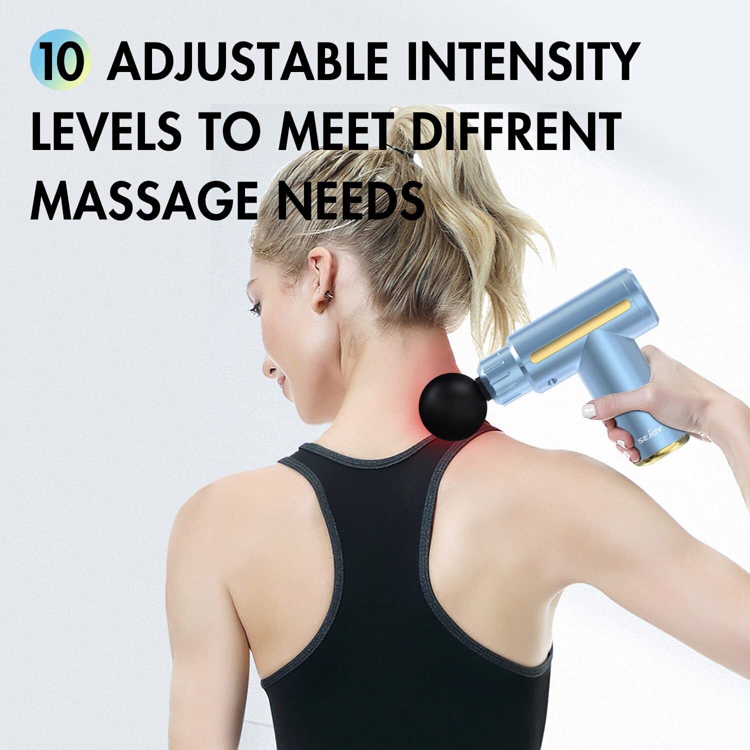 Deep Tissue Muscle Massage Gun Mini Handheld Massager Gun  for Body Pain Relief