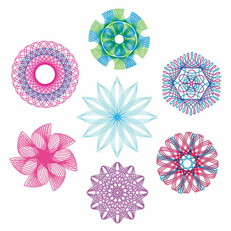 28Pcs Spirograph Design Set Drawing Kids Art Craft Brought interlocking elegant