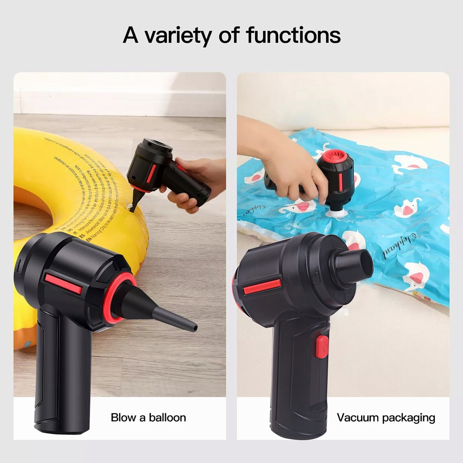 3 in 1 Handheld Vacuum Cleaner Cordless Home Car Dust Air Duster