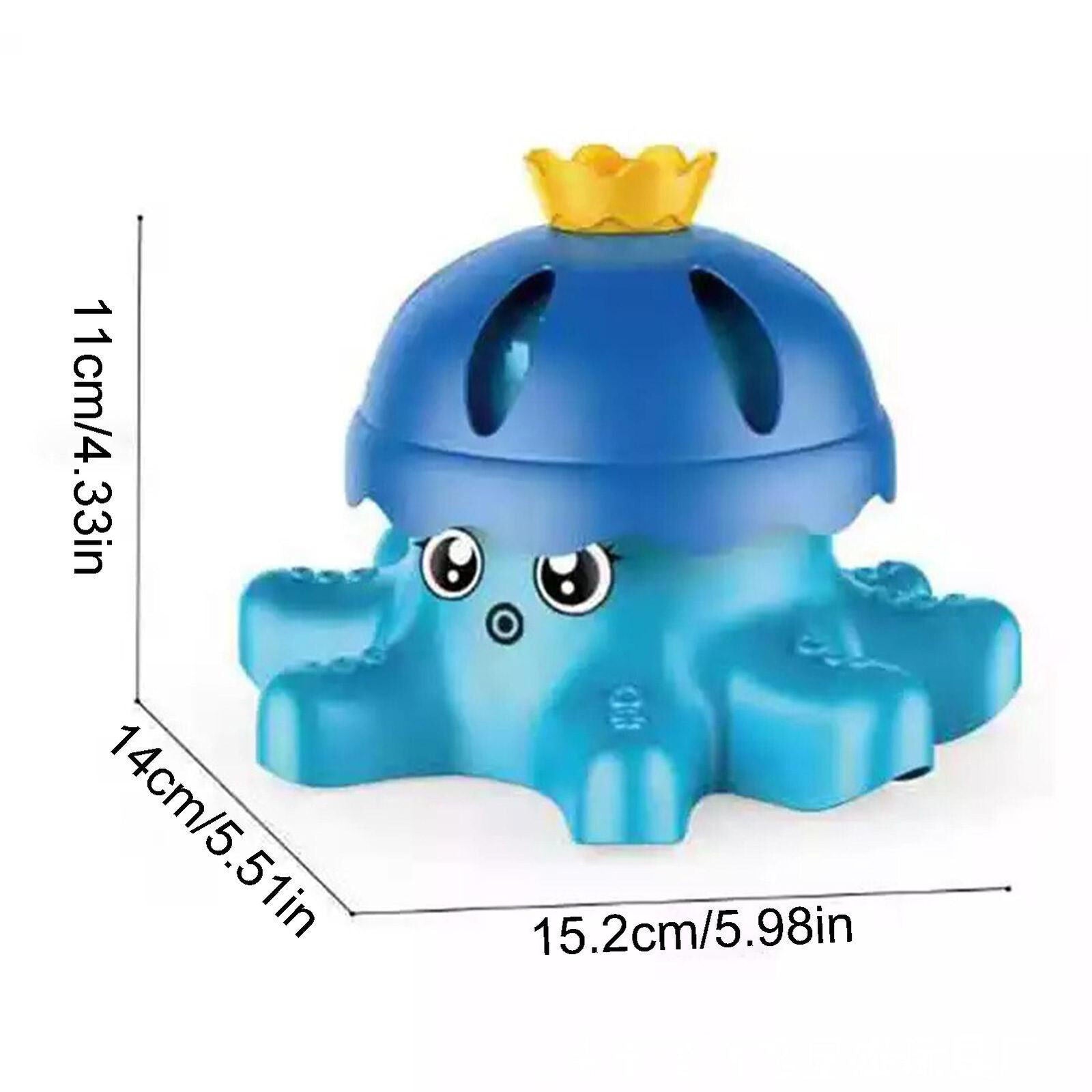 Cute Octopus Water Spray Rotating Outdoor Water Spray Sprinkler Toys For Kids