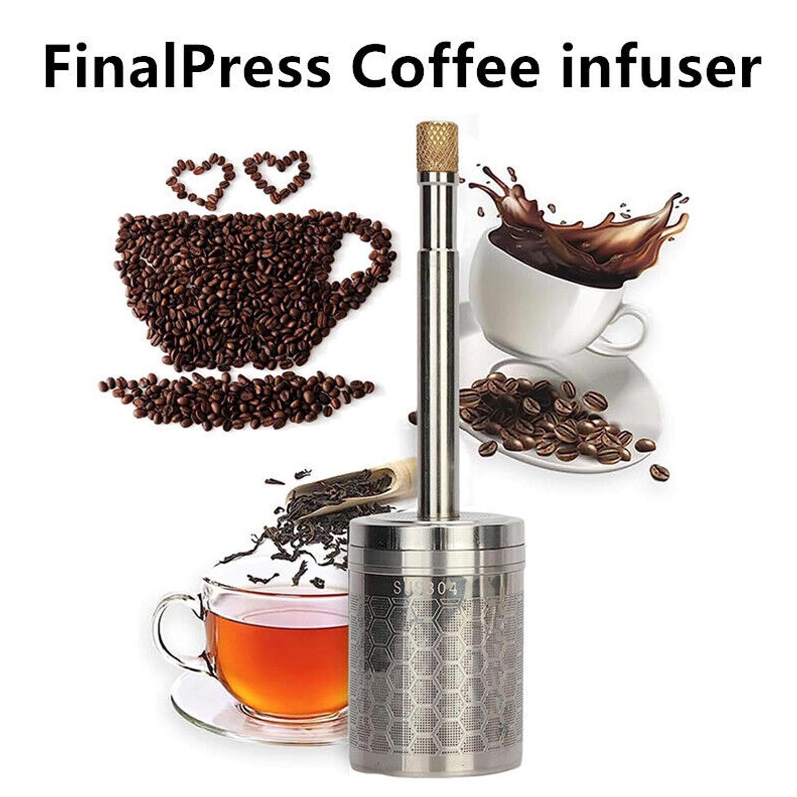 Portable Travel Coffee Brewer Final press Reusable Coffee Filter Coffee Maker