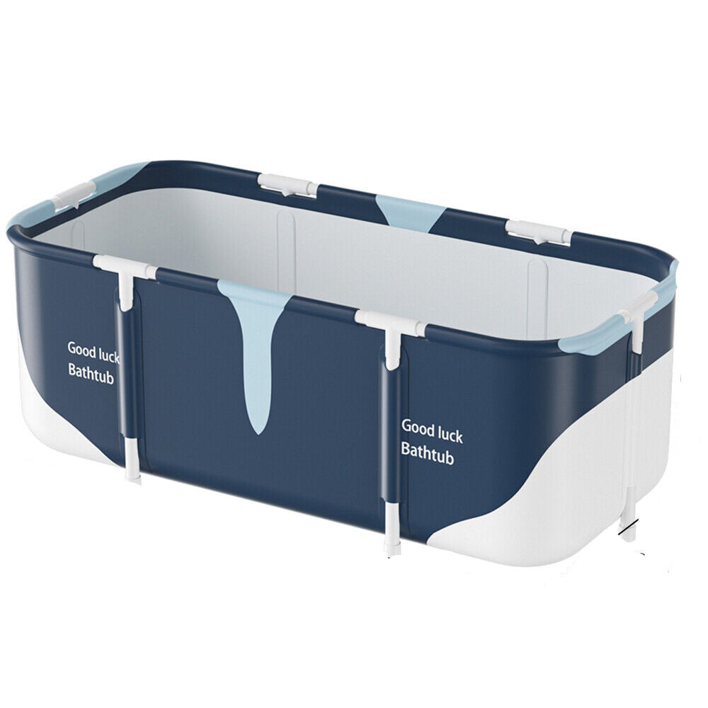 135cm Foldable Portable Bathtub Water Tub Folding PVC Adult Spa Bath