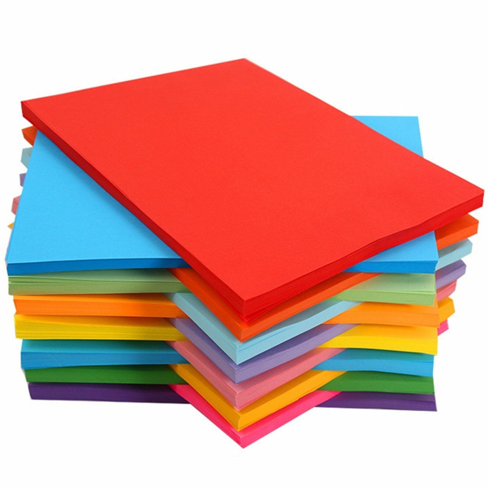 50 Sheets 70gsm A4 Coloured Card Paper DIY Craft Paper Making Cardstock Premium