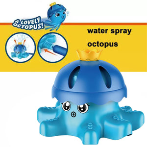 Cute Octopus Water Spray Rotating Outdoor Water Spray Sprinkler Toys For Kids