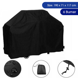 BBQ Cover 6 Burner Waterproof Outdoor Gas Charcoal Barbecue Grill Protector