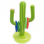 Swimming Pool Inflatable Cactus Ring Toss Game Set Floating Toys Beach