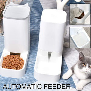 Automatic Water Feeder Food Dispenser Pet Dog Cat Auto Self Feeding Bowl Bottle