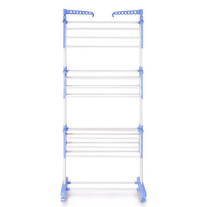 6 Tiers Clothes Airer Indoor Laundry Drying Rack Horse Garment Hanger Foldable
