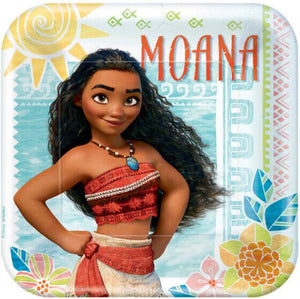 MOANA PARTY SUPPLIES PACK 8 PLATES 8 CUPS 8 NAPKINS 1 TABLE COVER PARTY DECORATE