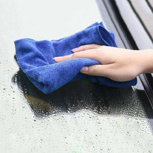50PCS Microfibre Cloth Rag Bulk Set Car Gym Kitchen Glass Cleaning Washing Towel