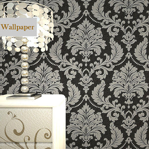 3D Luxury Damask Wallpaper Roll 10M Embossed Vinyl Wall Paper Home Decor