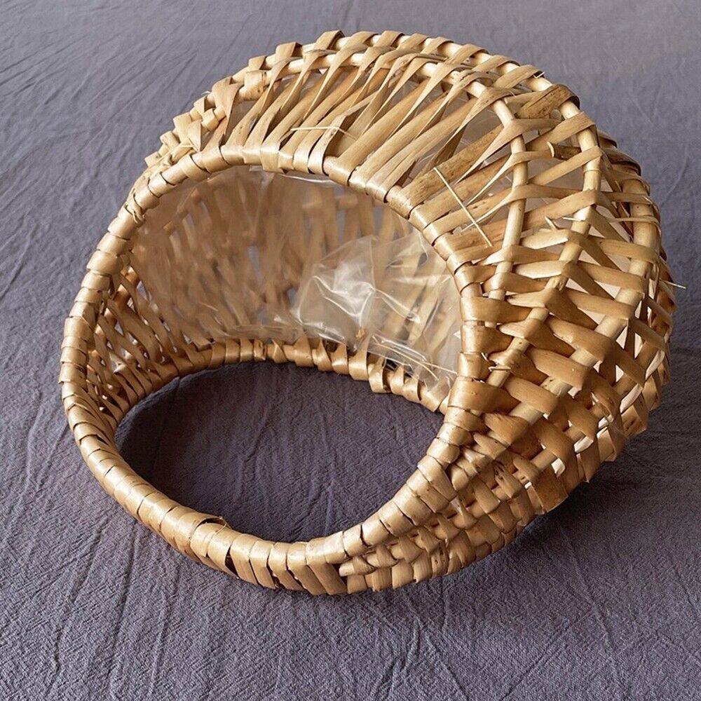 Rattan Woven Basket Flower Basket Gift Packing Basket For Party Wedding Decor