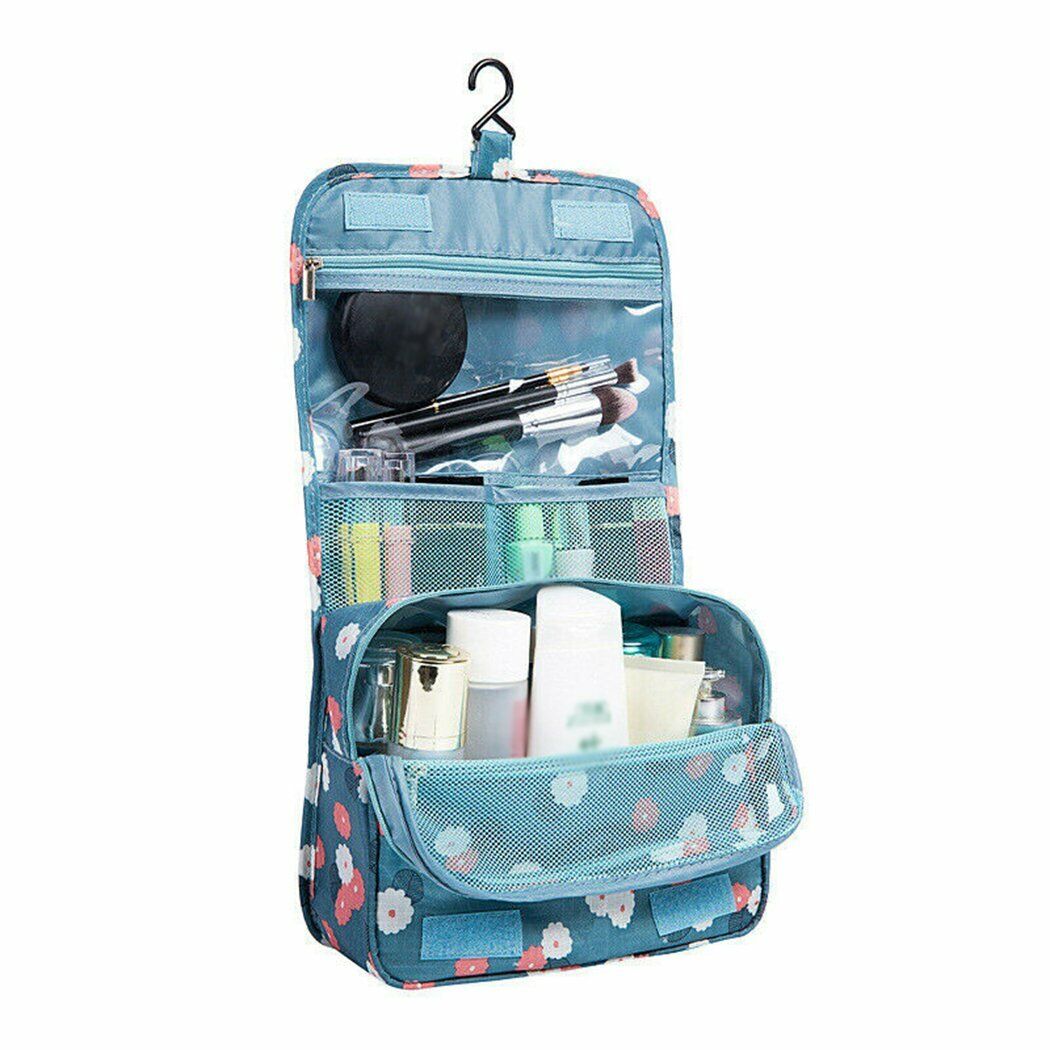 Travel Cosmetic Makeup Bag Storage Large Bag Hanging Toiletry Case  Organizer