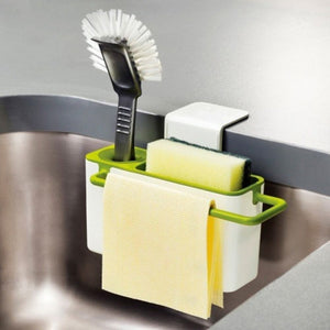 Sink Caddy Kitchen Suction Cup Organiser Sponge Holder Storage Soap Rack Drainer