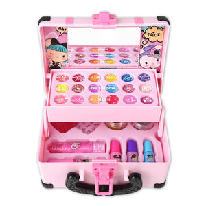 Kids Makeup Toy Kit Kids Makeup Beauty Toy Washable With Portable Cosmetic Box·