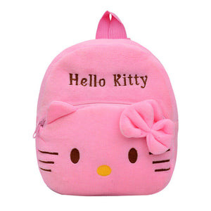 pink Toddler Kids Boys Girl Plush Cartoon Animal Backpack School Bag Rucksack Cute