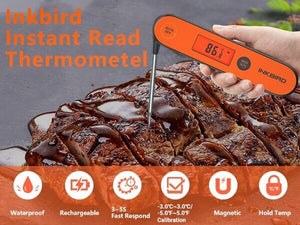 BBQ Meat Thermometer Instant Read Cooking Food Fast Smoker Jam Smoker