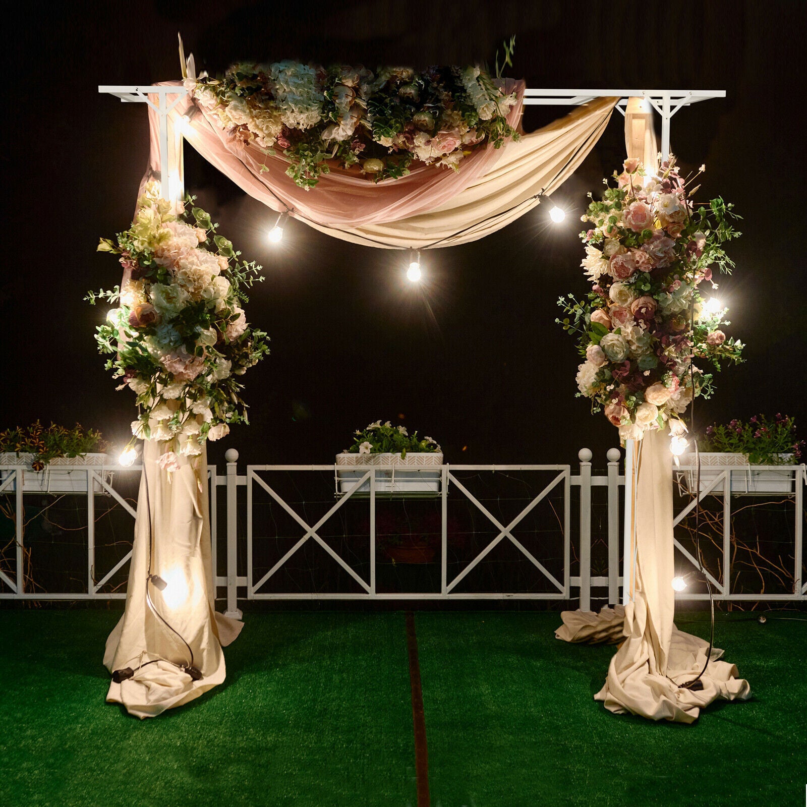 Stereoscopic Garden Arch Arbor Arbour Metal Wedding Arch Outdoor Pergola Trellis